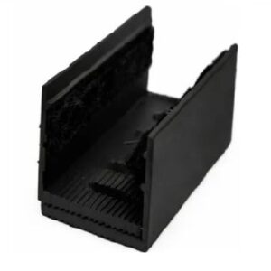 Guia Inferior para Porta de Correr em Madeira 8 cm