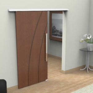 Kit 235 Evolution para Porta de Correr em Madeira