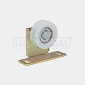Roldana Côncava 1 Roda Chapa Curva para Porta de Correr – Rodinato